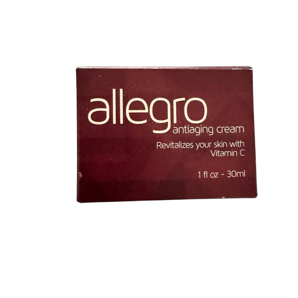 NEW SEALED Allegro Anti Aging Cream 1 fl oz / 30 ml in Box